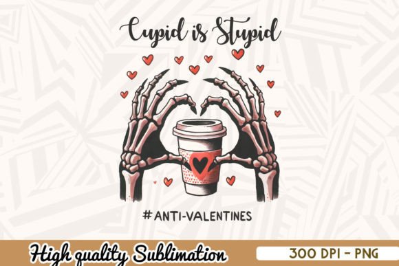 Cupid is Stupid: A Bold Anti-Valentine Design