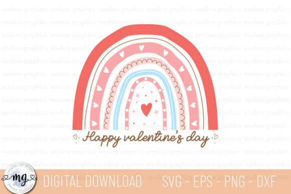 Happy Valentine's Day - Retro SVG for Graphics & Crafts