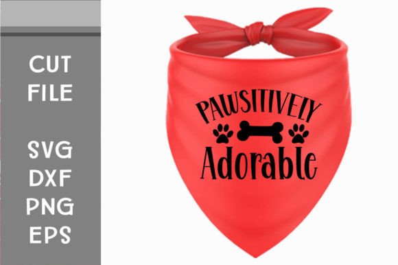 Pawsitively Adorable Svg Cut File for Creative Crafts