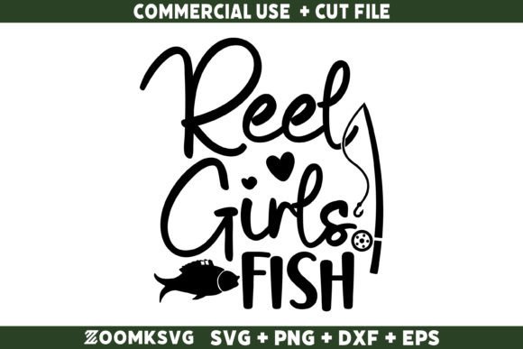 Reel Girls Fish SVG: Perfect for Crafts and Graphics