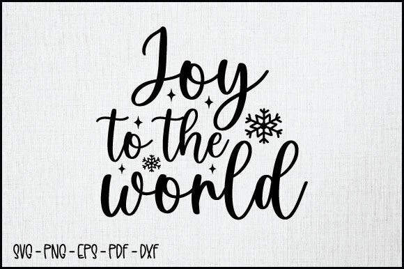 Review: Joy to the World SVG for Graphics and Crafts